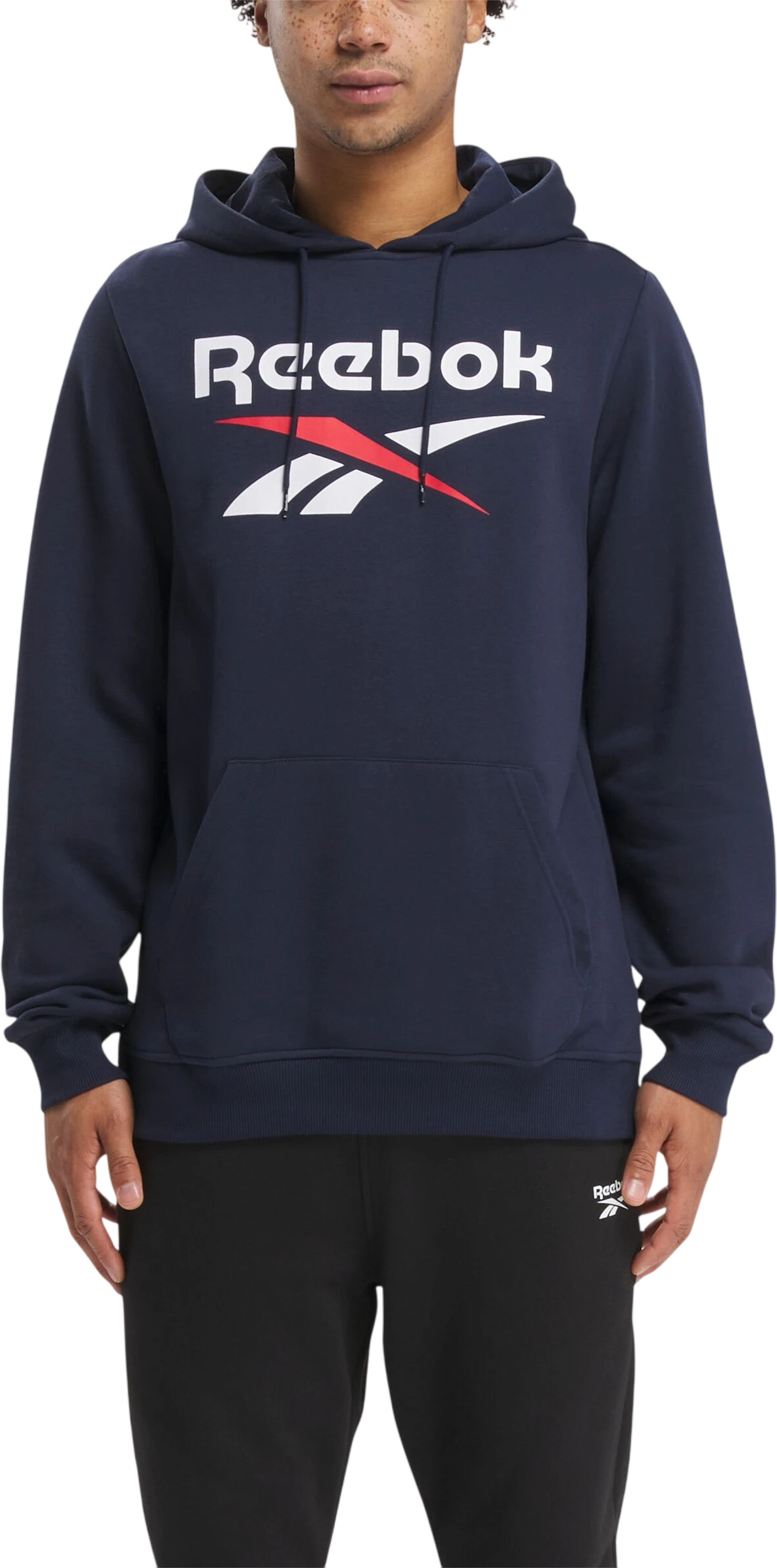 Худи Reebok Identity Fleece Stacked Logo Pullover Hoodie