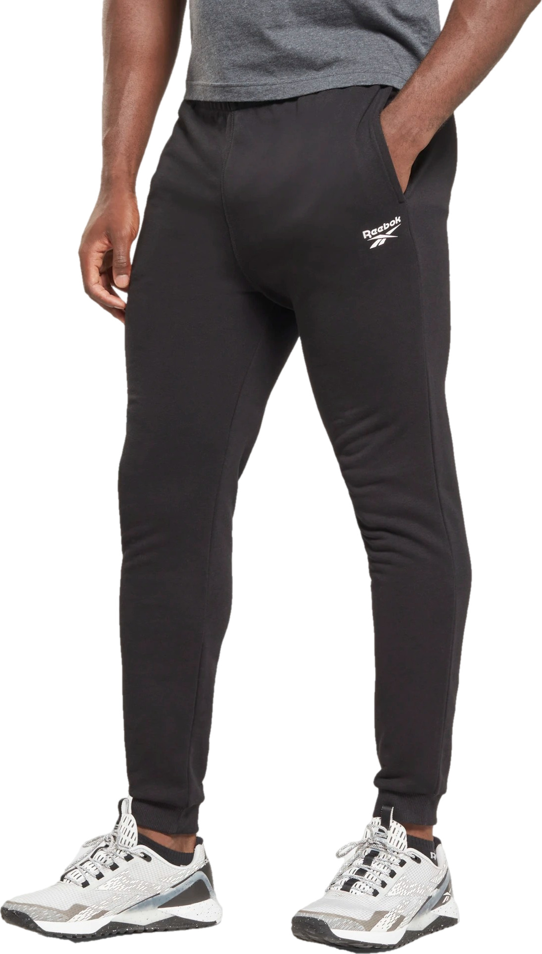 Брюки Reebok Identity Left Leg Logo French Terry Joggers