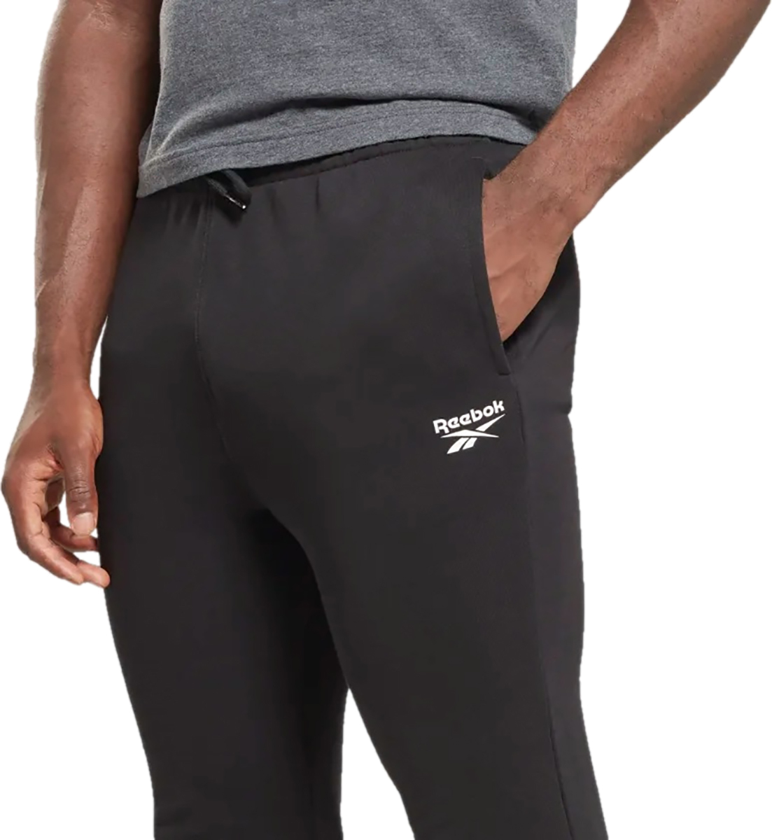 Брюки Reebok Identity Left Leg Logo French Terry Joggers