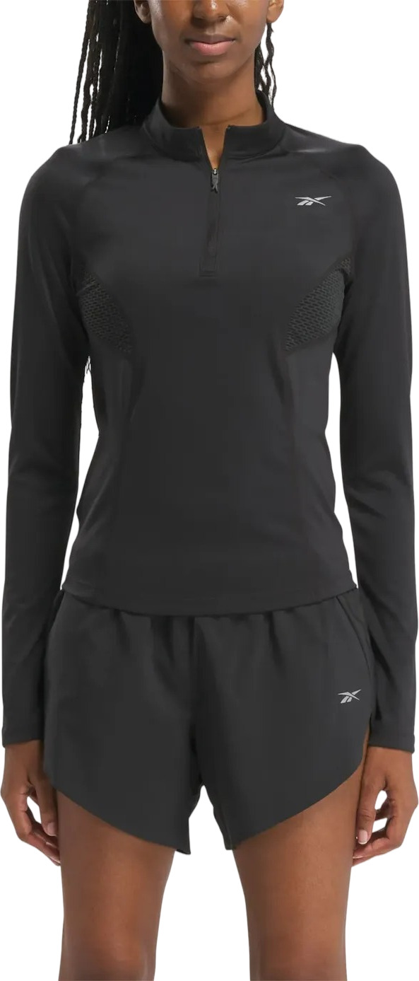 Лонгслив Reebok Running Quarter-Zip
