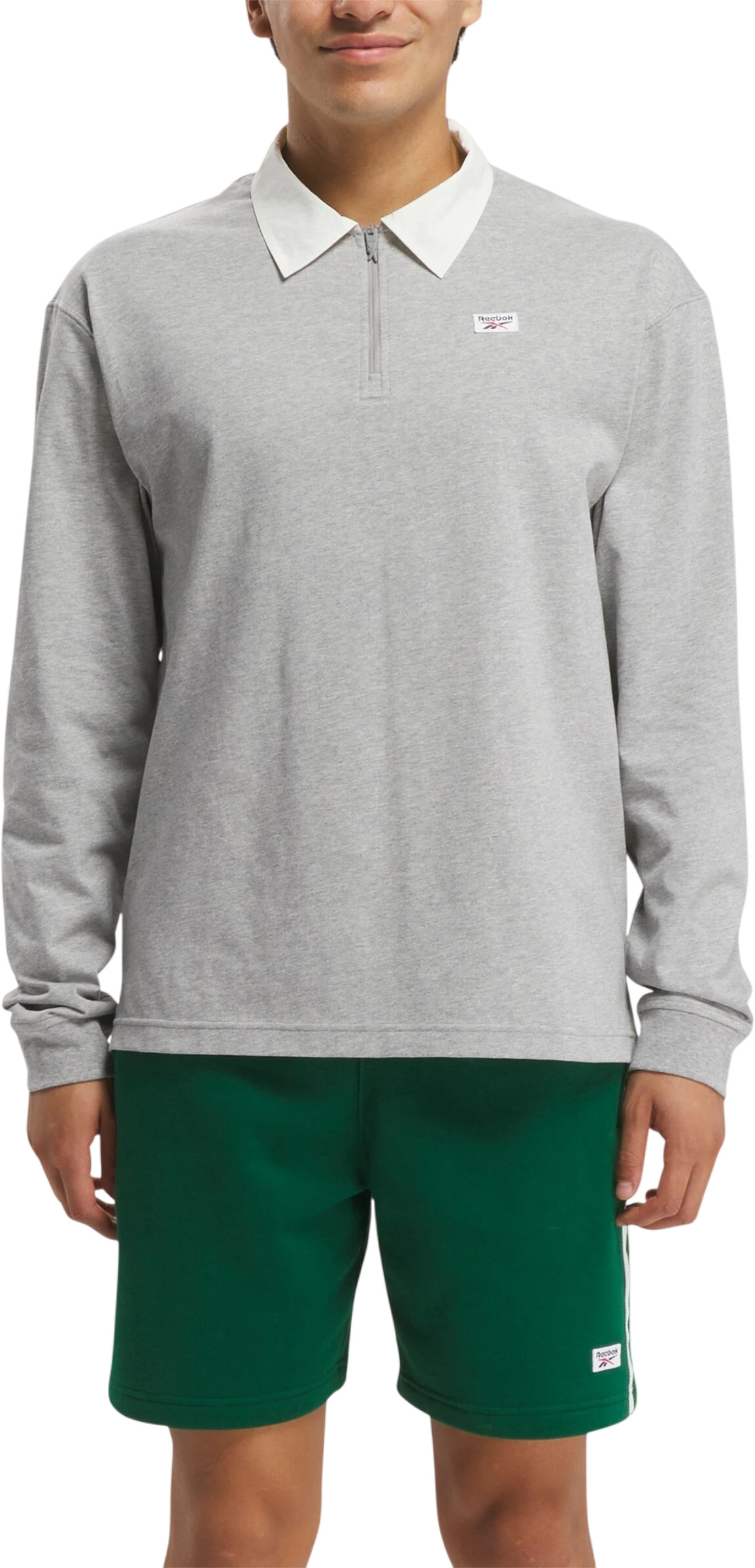 Лонгслив Reebok Court Sport Quarter Zip