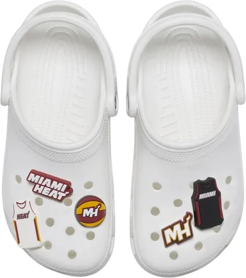 Джибитсы Crocs NBA Miami Heat 5Pck (10011799) купить за 1299 руб
