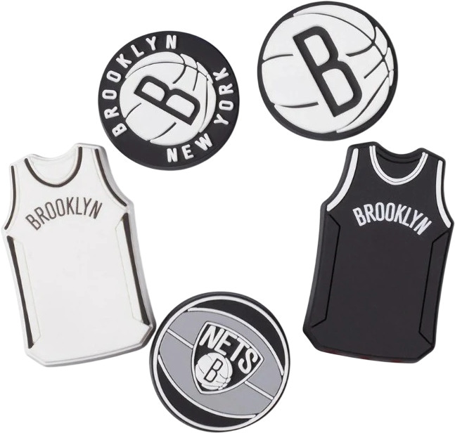 Джибитсы Crocs NBA Brooklyn Nets 5Pck