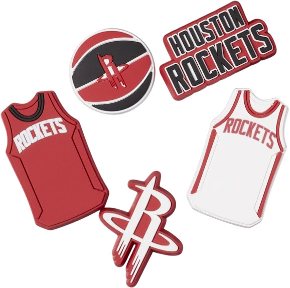 Джибитсы Crocs NBA Houston Rockets 5Pck