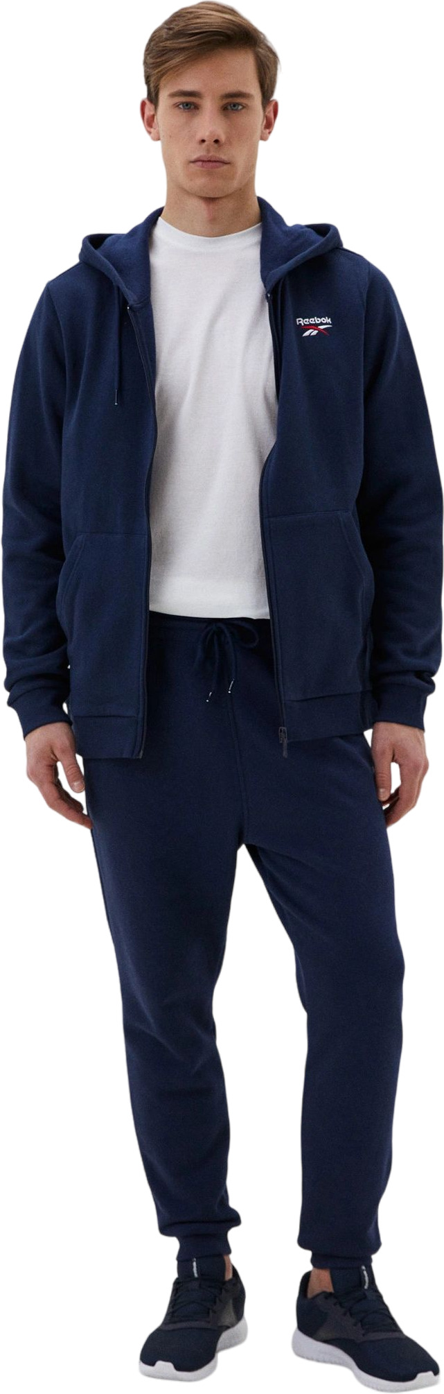Толстовка Reebok Identity Small Logo Fleece FZ Hoodie