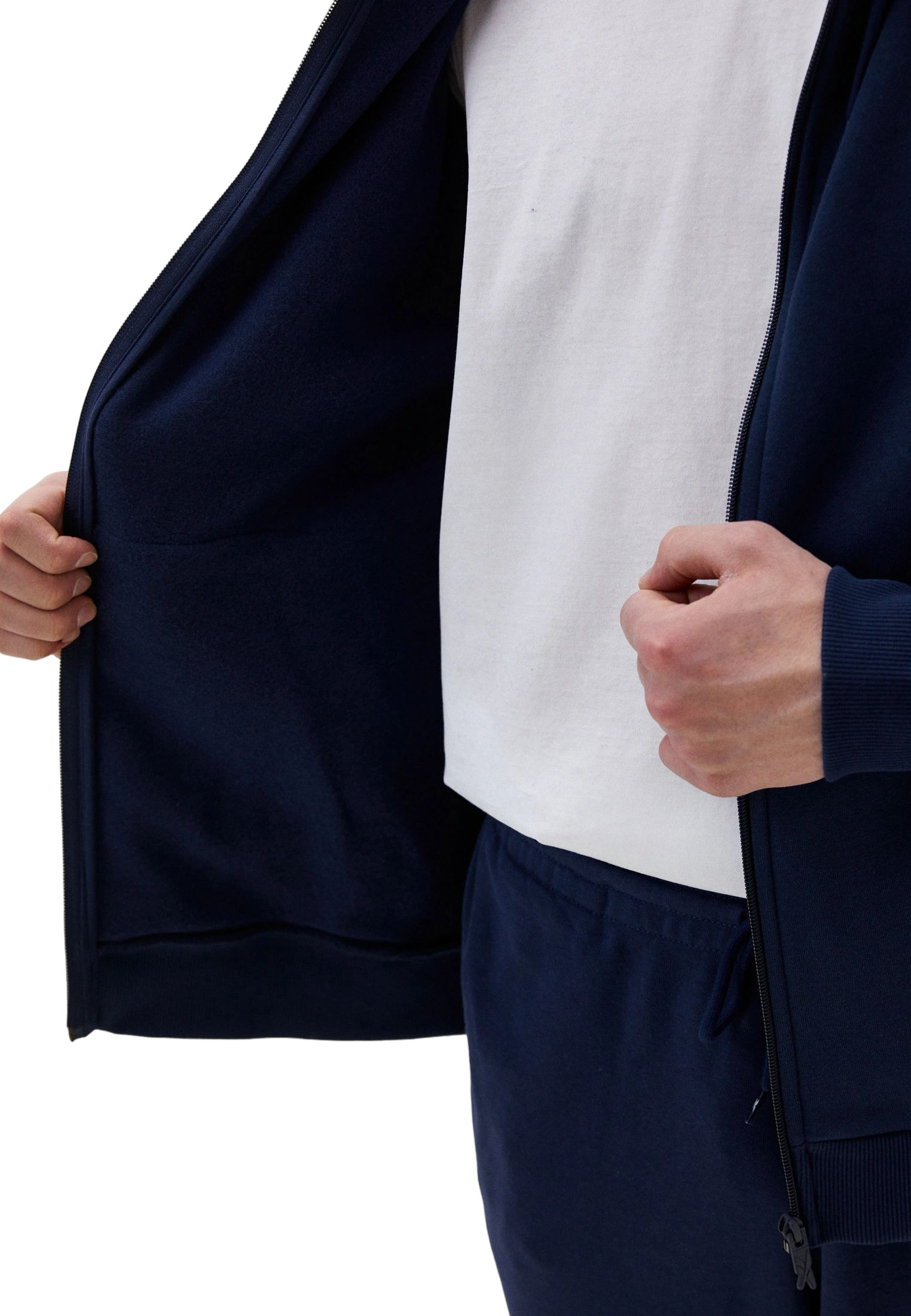 Толстовка Reebok Identity Small Logo Fleece FZ Hoodie