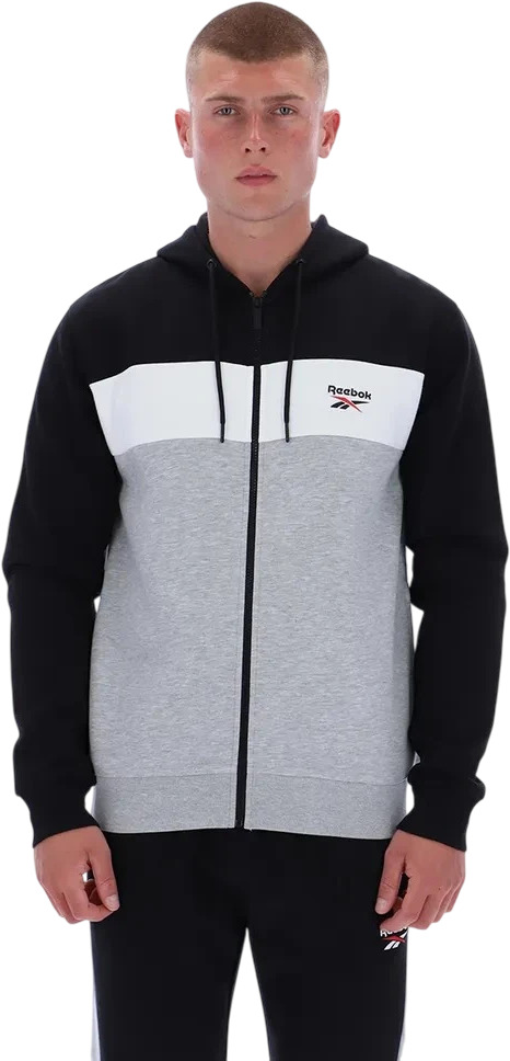 Толстовка Reebok DUSTIN 2 COL BLOCK ZIP THROUGH HOODY