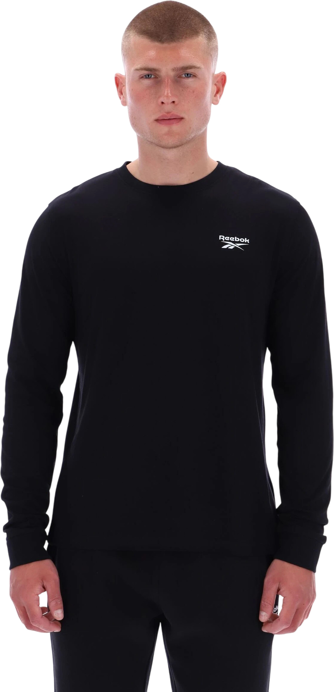 Лонгслив Reebok Enzo Small Logo Crew Neck Ls Tee