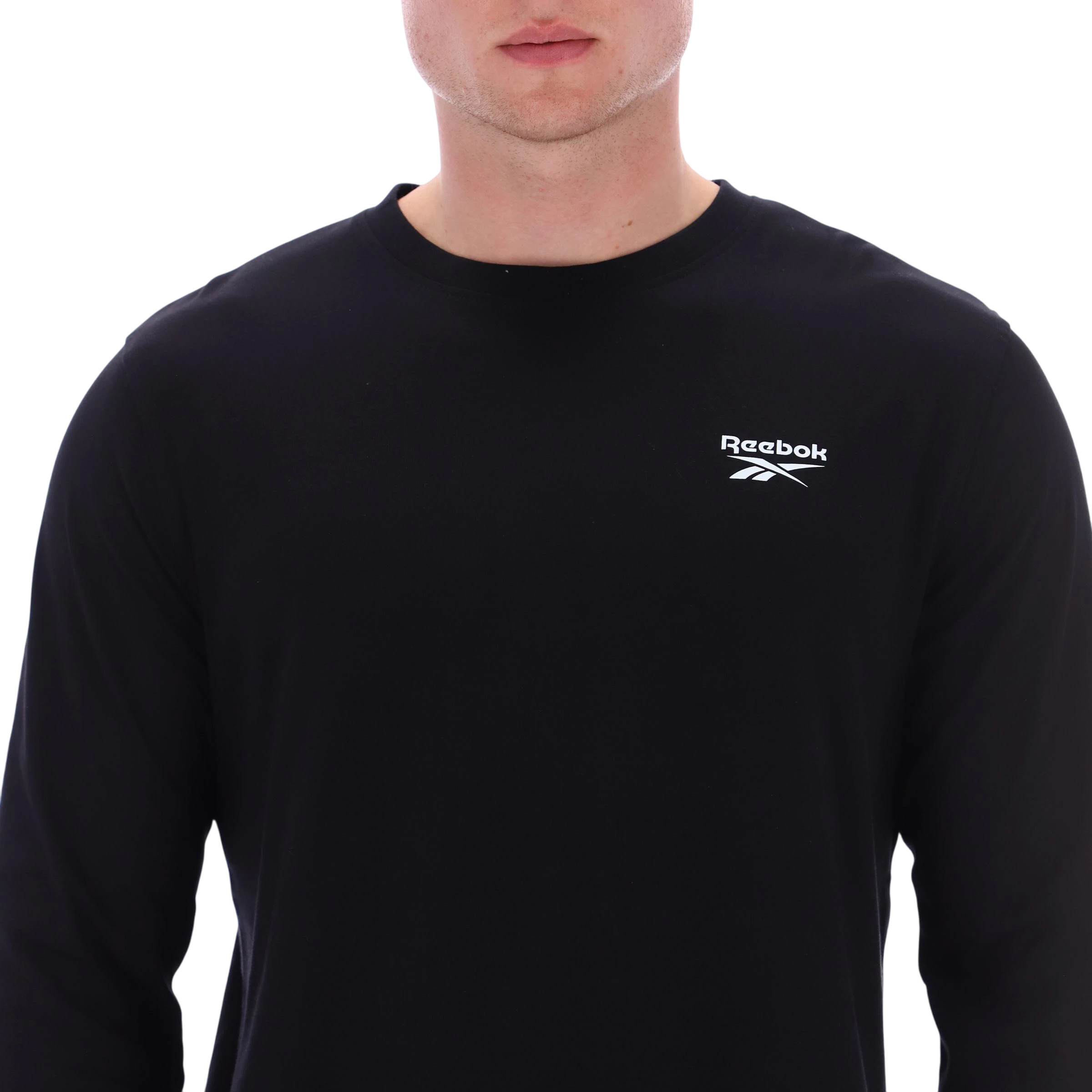 Лонгслив Reebok Enzo Small Logo Crew Neck Ls Tee