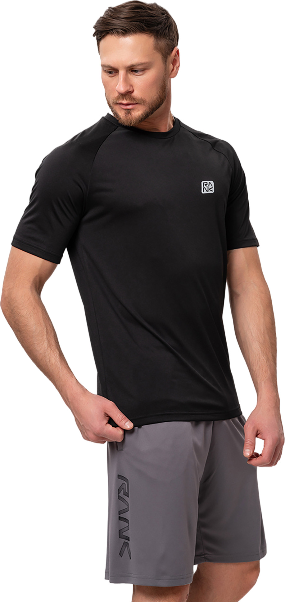 Футболка RANK Man, Train T-shirt, Black