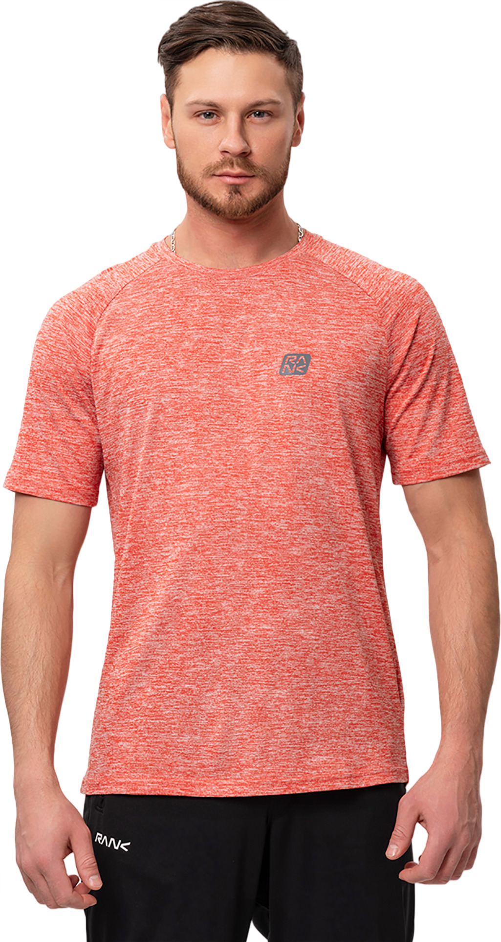 Футболка RANK Man, Train T-shirt, Dark Red melanged