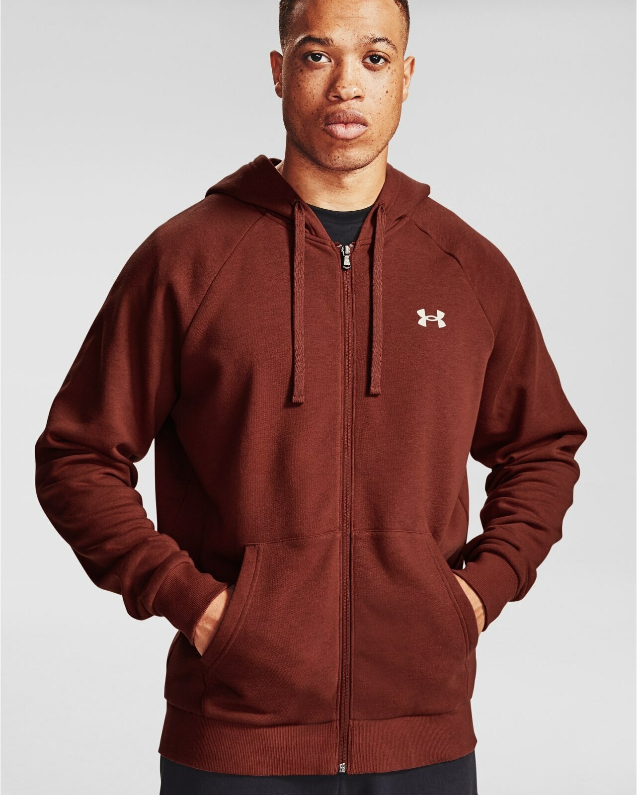 Толстовка Under Armour UA Rival Cotton FZ Hoodie