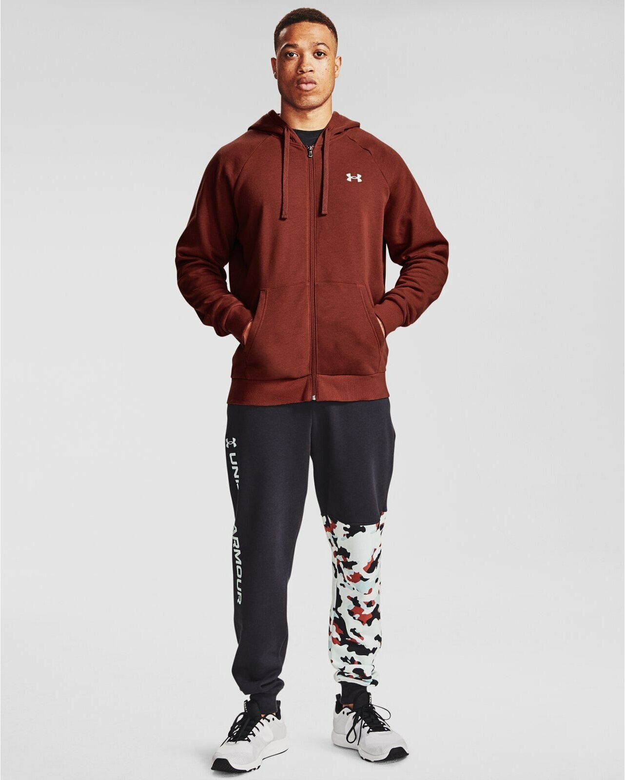 Толстовка Under Armour UA Rival Cotton FZ Hoodie