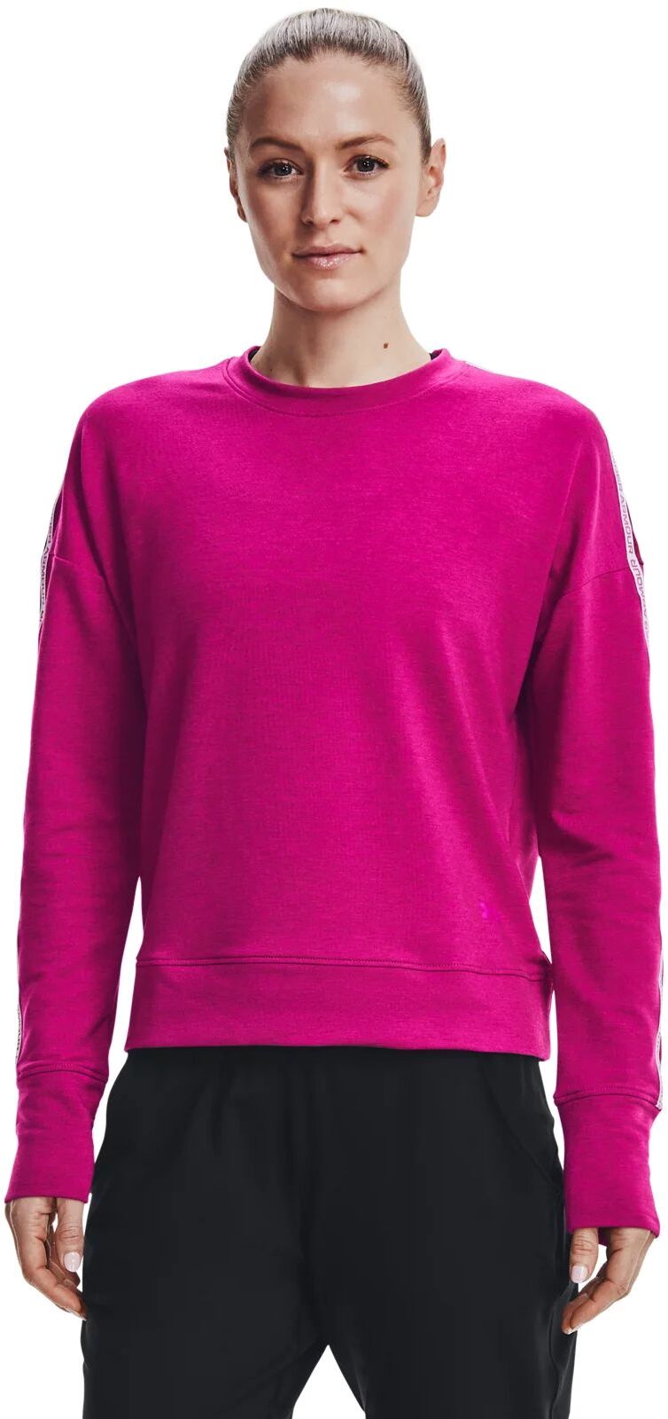 Лонгслив Under Armour UA Rival Terry Taped Crew