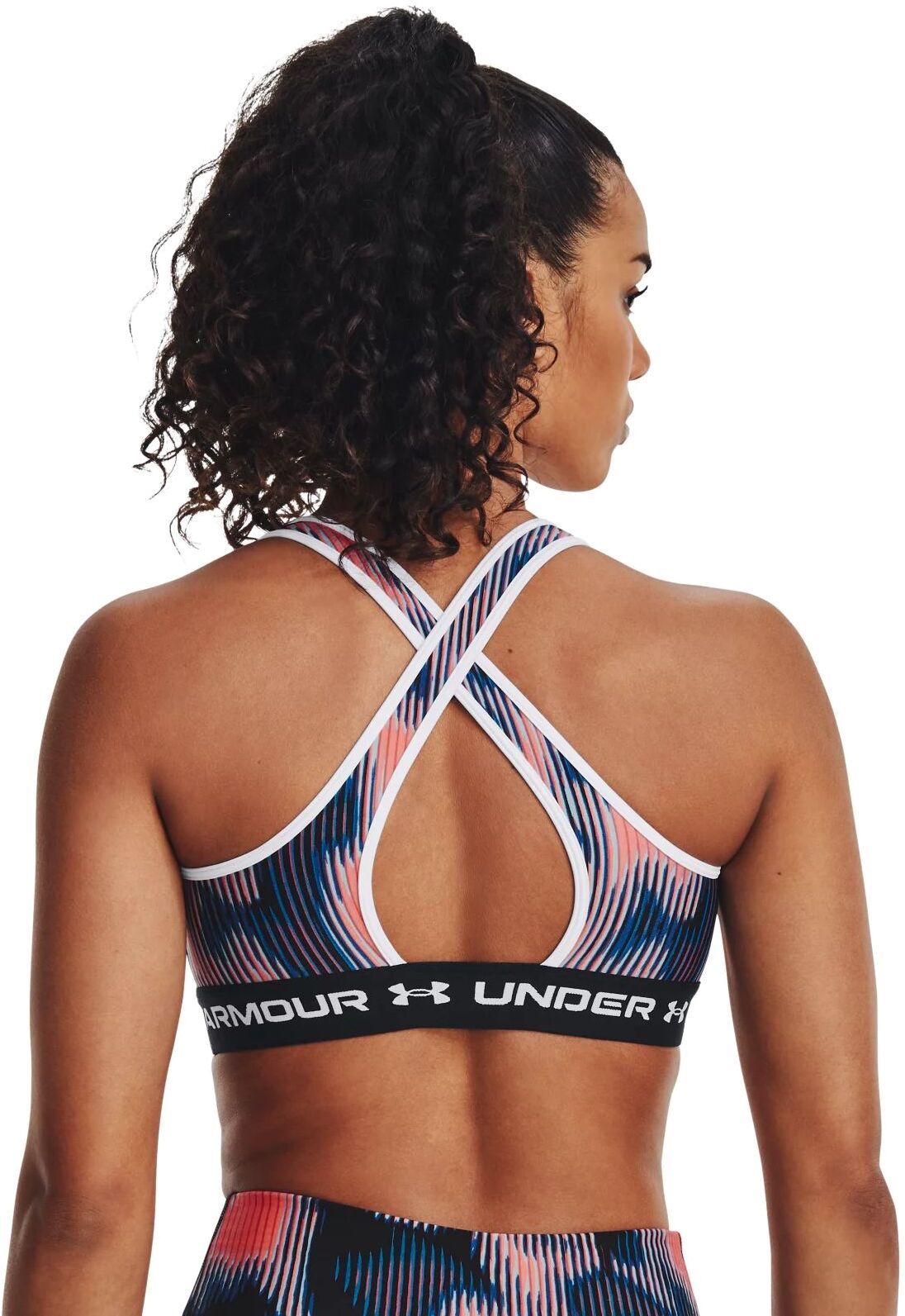Бра Under Armour UA Crossback Mid Print