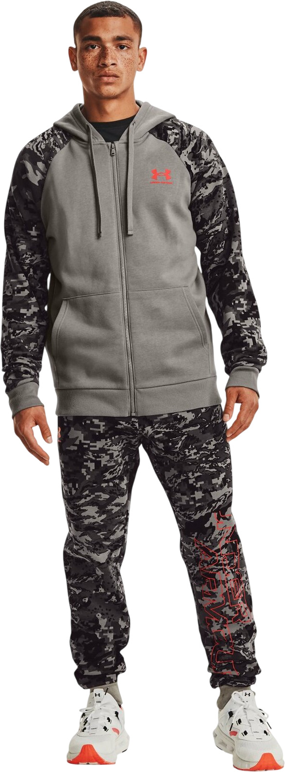 Толстовка Under Armour Rival Flc Camo Script Fz