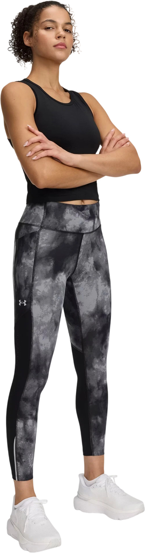 Тайтсы укороченные Under Armour UA Launch Ankle Print Tights