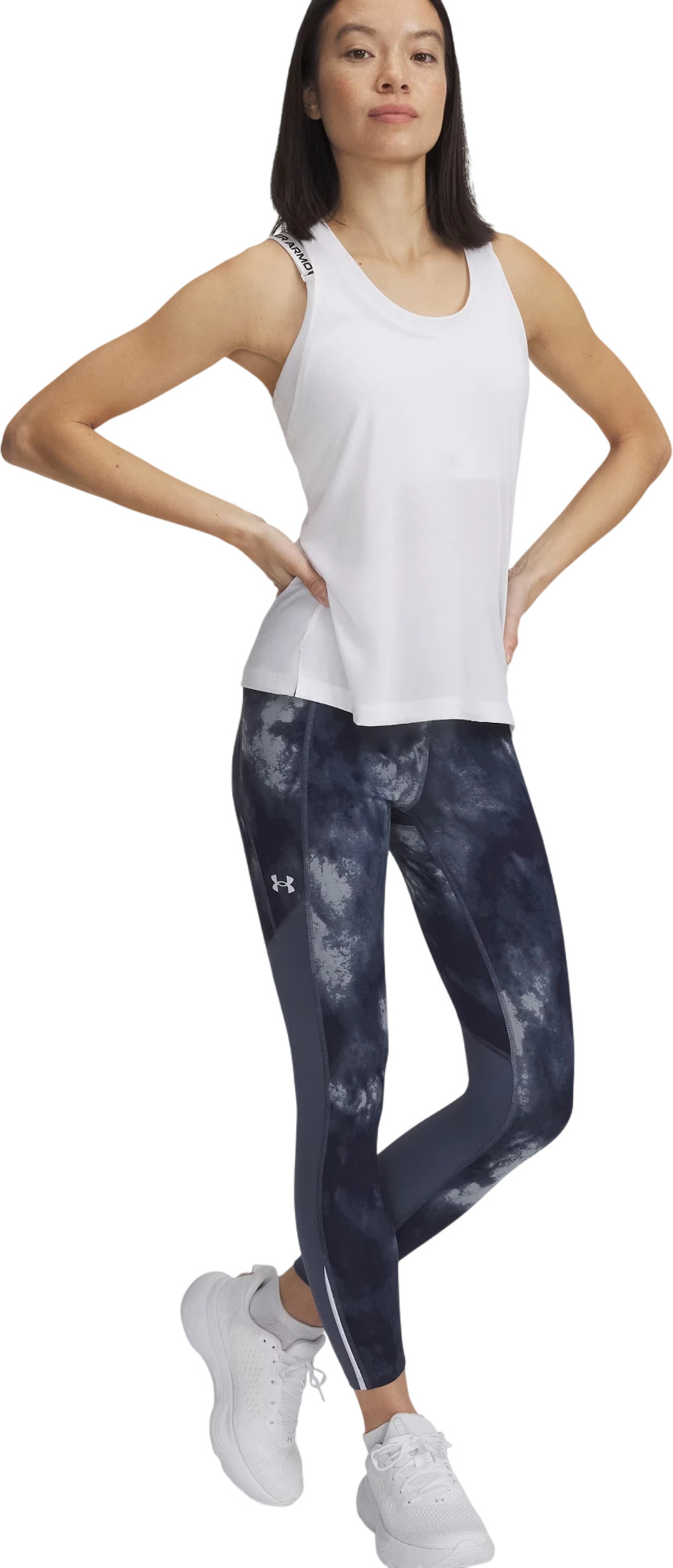 Тайтсы укороченные Under Armour UA Launch Ankle Print Tights