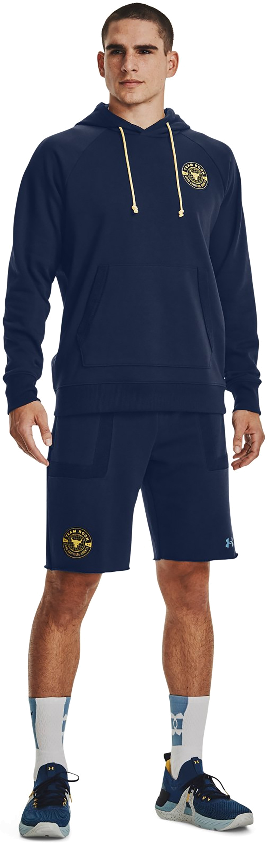 Шорты Under Armour Pjt Rk Q1 Hvywt Terry Sts-Nvy
