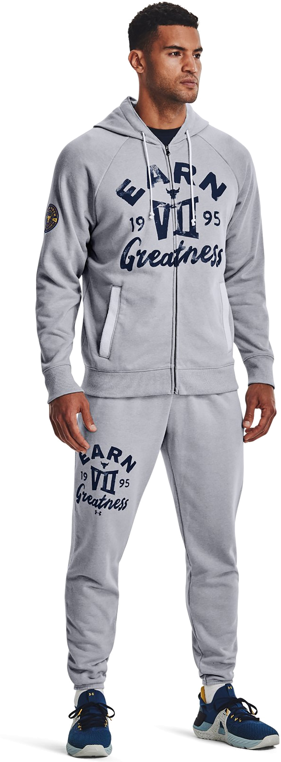 Толстовка Under Armour Project Rock Heavyweight Terry Full-Zip Hoodie