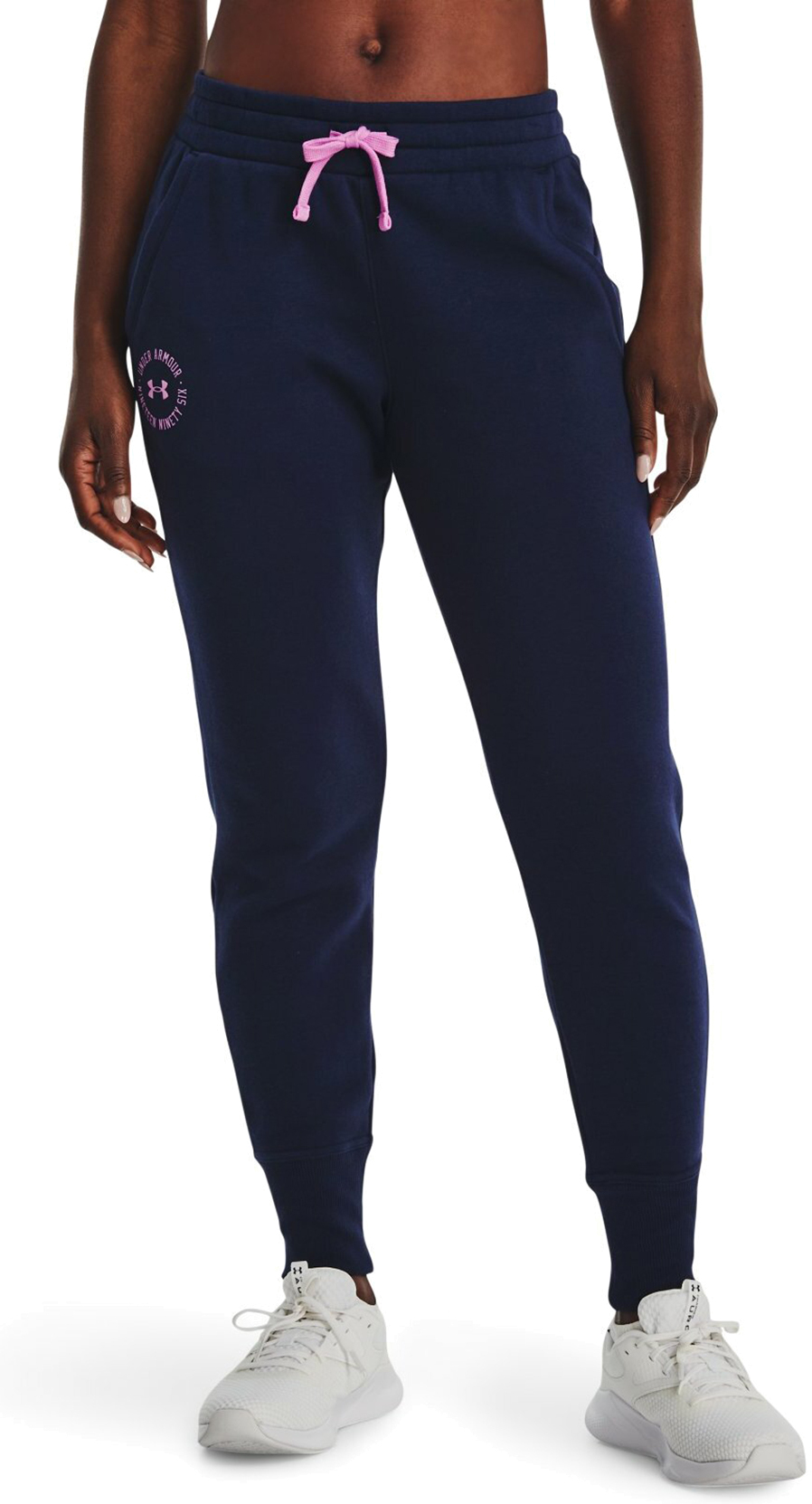 Брюки Under Armour Rival Fleece Crest Joggers-NVY