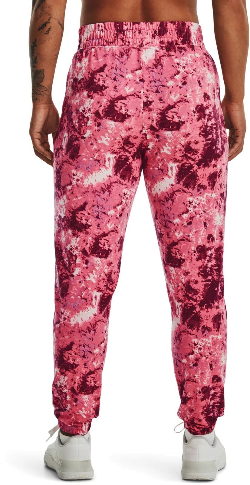 Брюки Under Armour Rival Terry Print Jogger-PNK