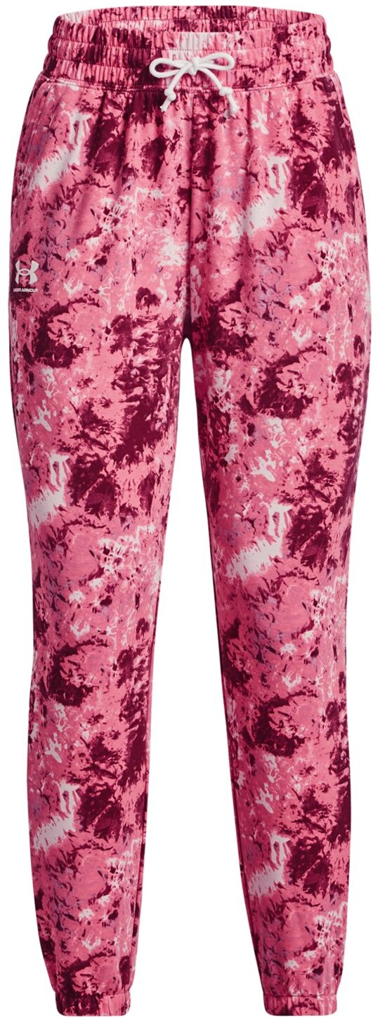 Брюки Under Armour Rival Terry Print Jogger-PNK