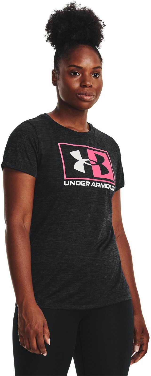 Футболка Under Armour Tech Twist Box LU SSC-BLK
