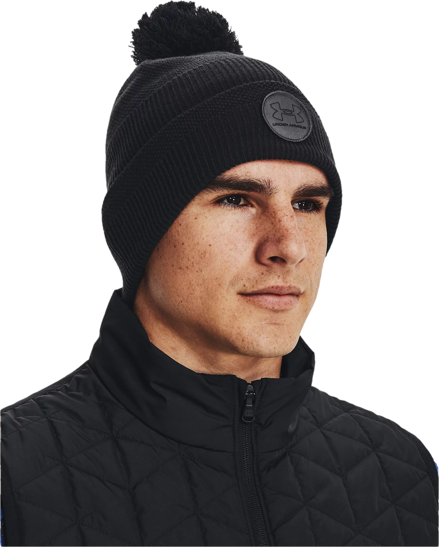 Шапка Under Armour UA Driver Pom-GRY