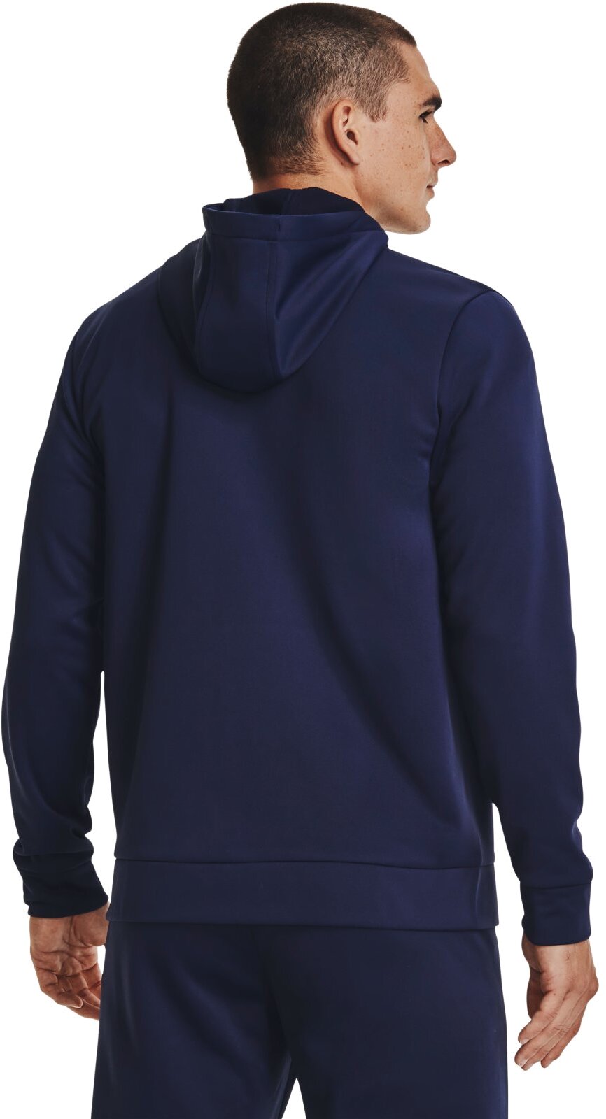 Толстовка Under Armour Ua Armour Fleece Fz Hoodie-Nvy