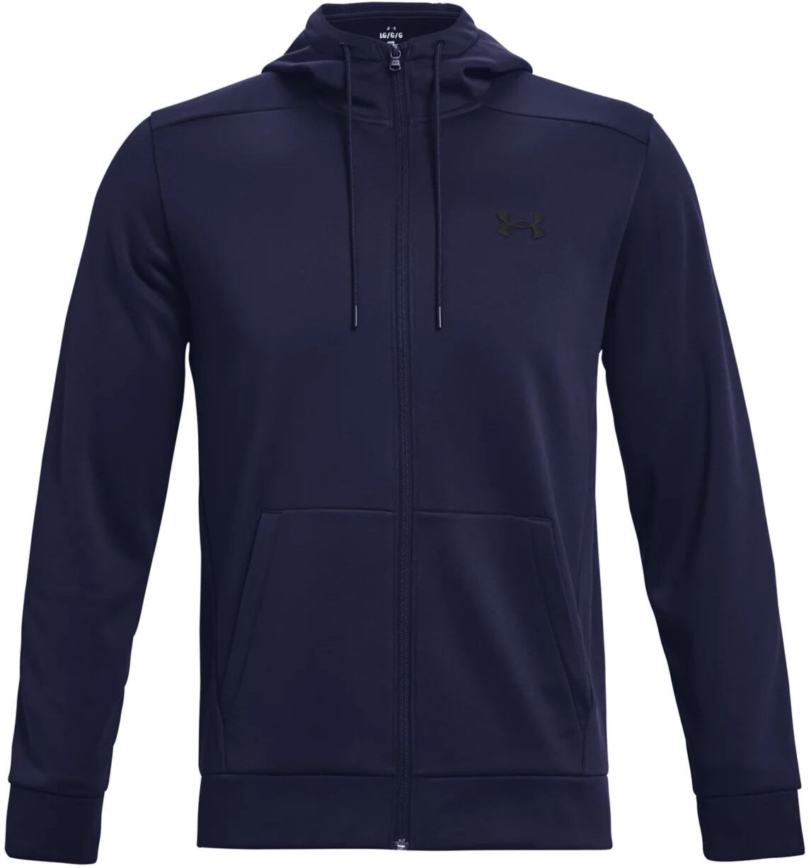 Толстовка Under Armour Ua Armour Fleece Fz Hoodie-Nvy