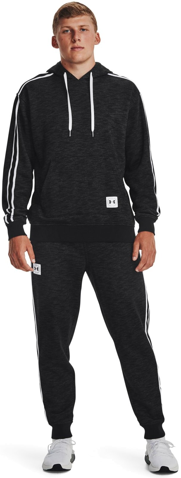 Худи Under Armour Essential Heritage Flc Hd-Blk