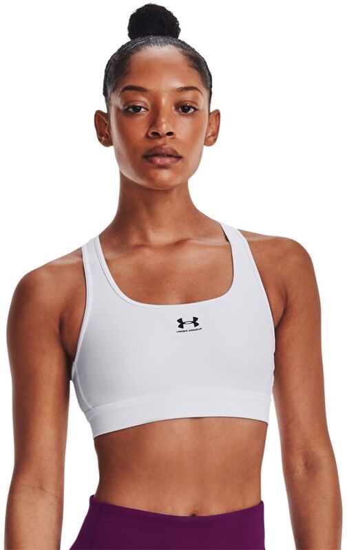 Бра Under Armour UA Authentics Mid Padless-WHT