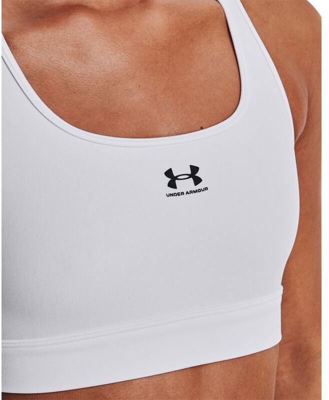 Бра Under Armour UA Authentics Mid Padless-WHT