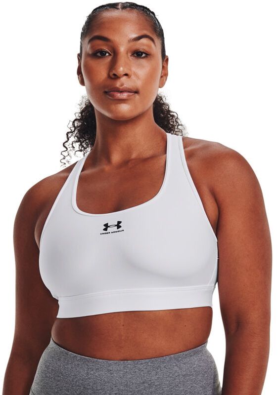 Бра Under Armour UA Authentics Mid Padless-WHT