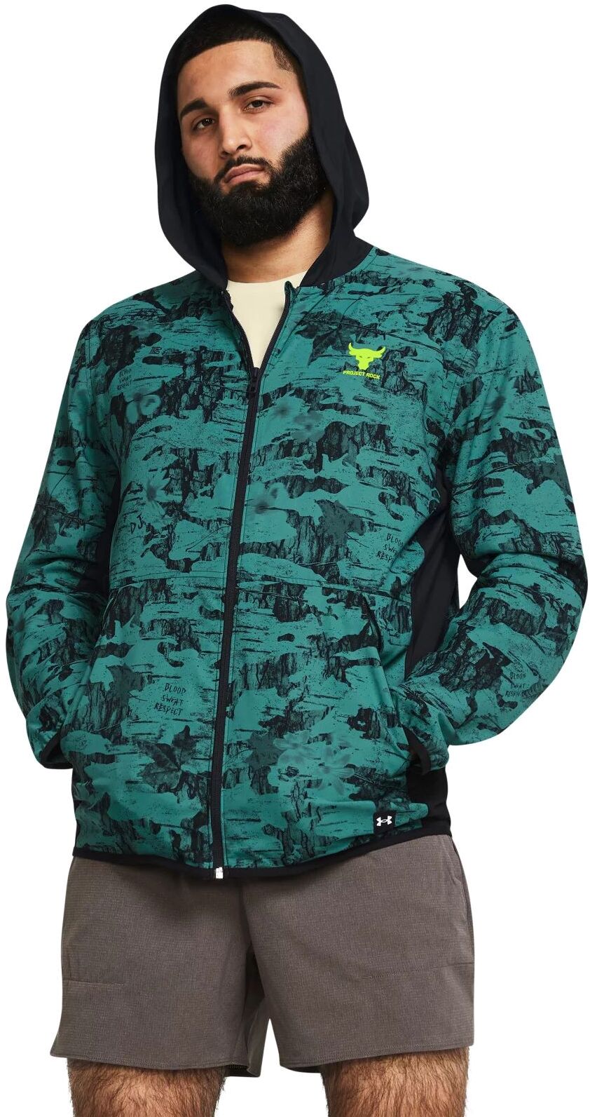 Олимпийка Under Armour Pjt Rck Iso Tide Hybrid Jkt