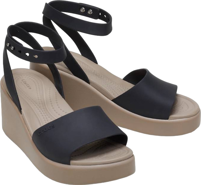 Сандалии Crocs Brooklyn Ankle Strap Wedge