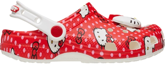 Сабо Crocs Hello Kitty Red Classic Clog
