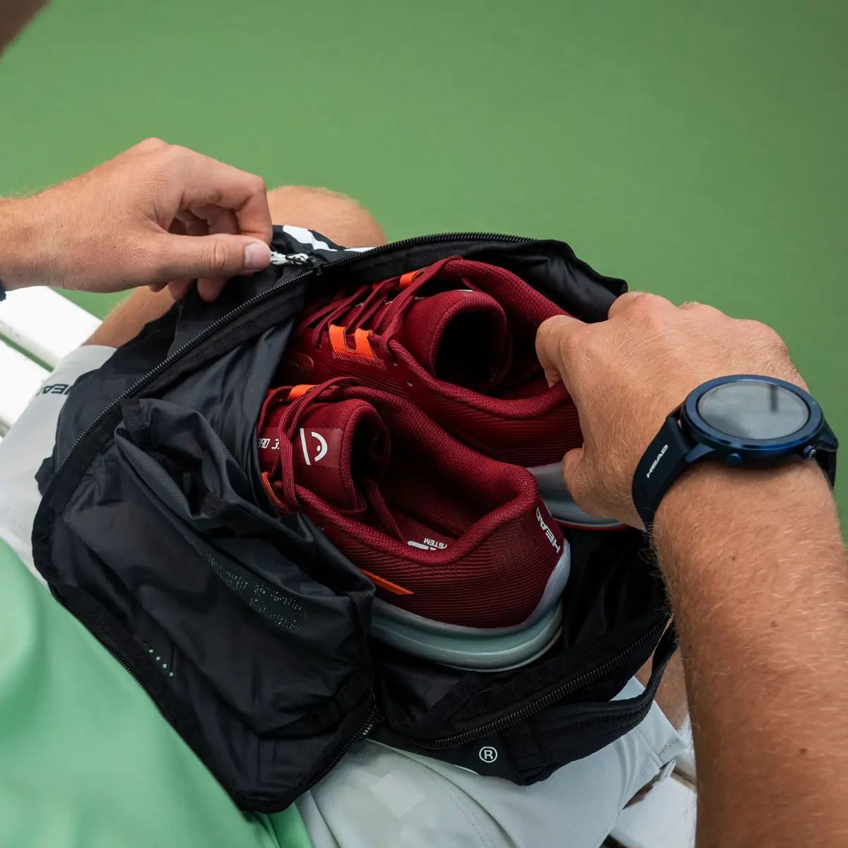 Теннисная сумка Head Tour Shoe Bag BKWH
