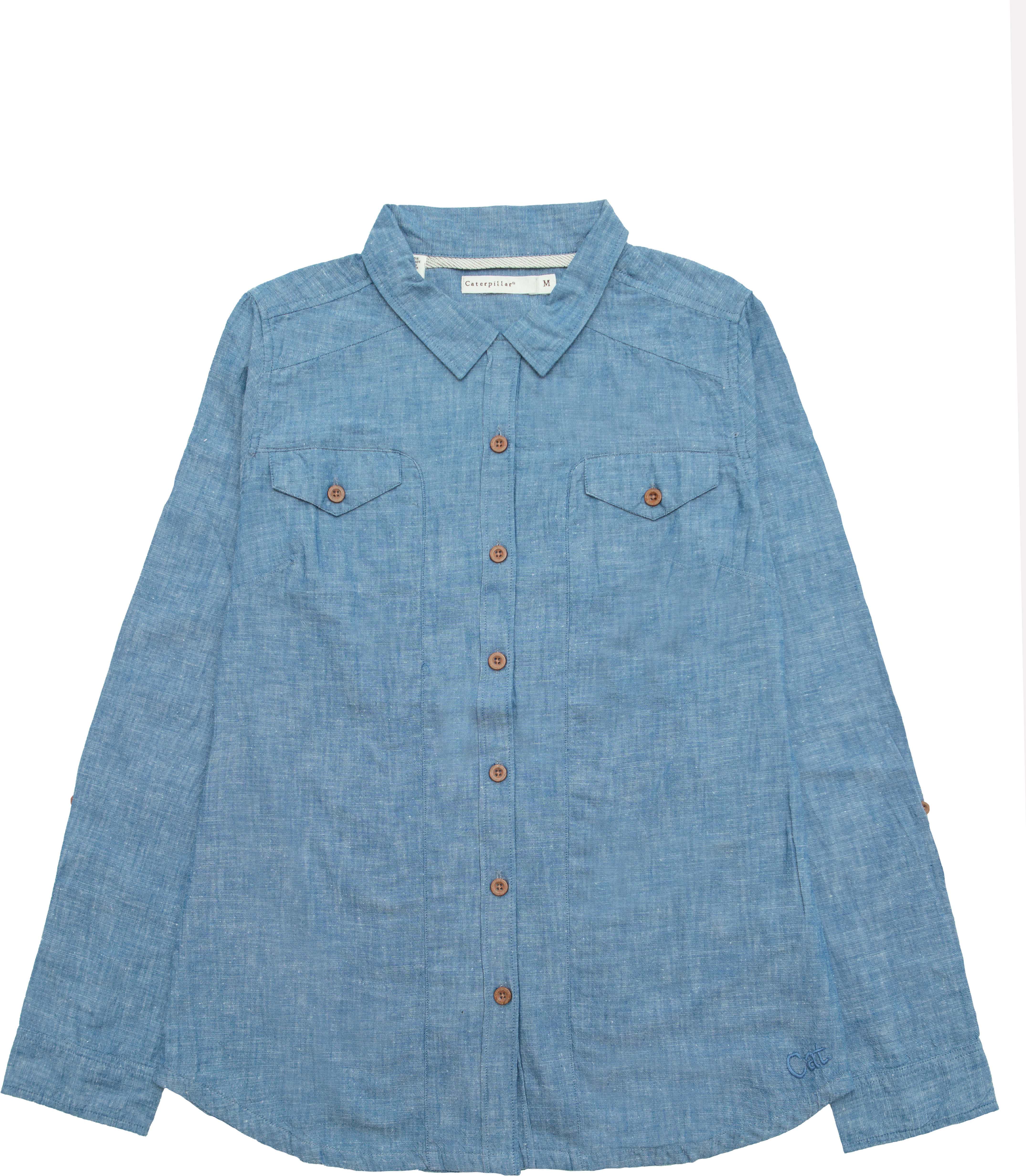 Рубашка Caterpillar CREAM NEP CHAMBRAY JEAN POWELL SHIRT
