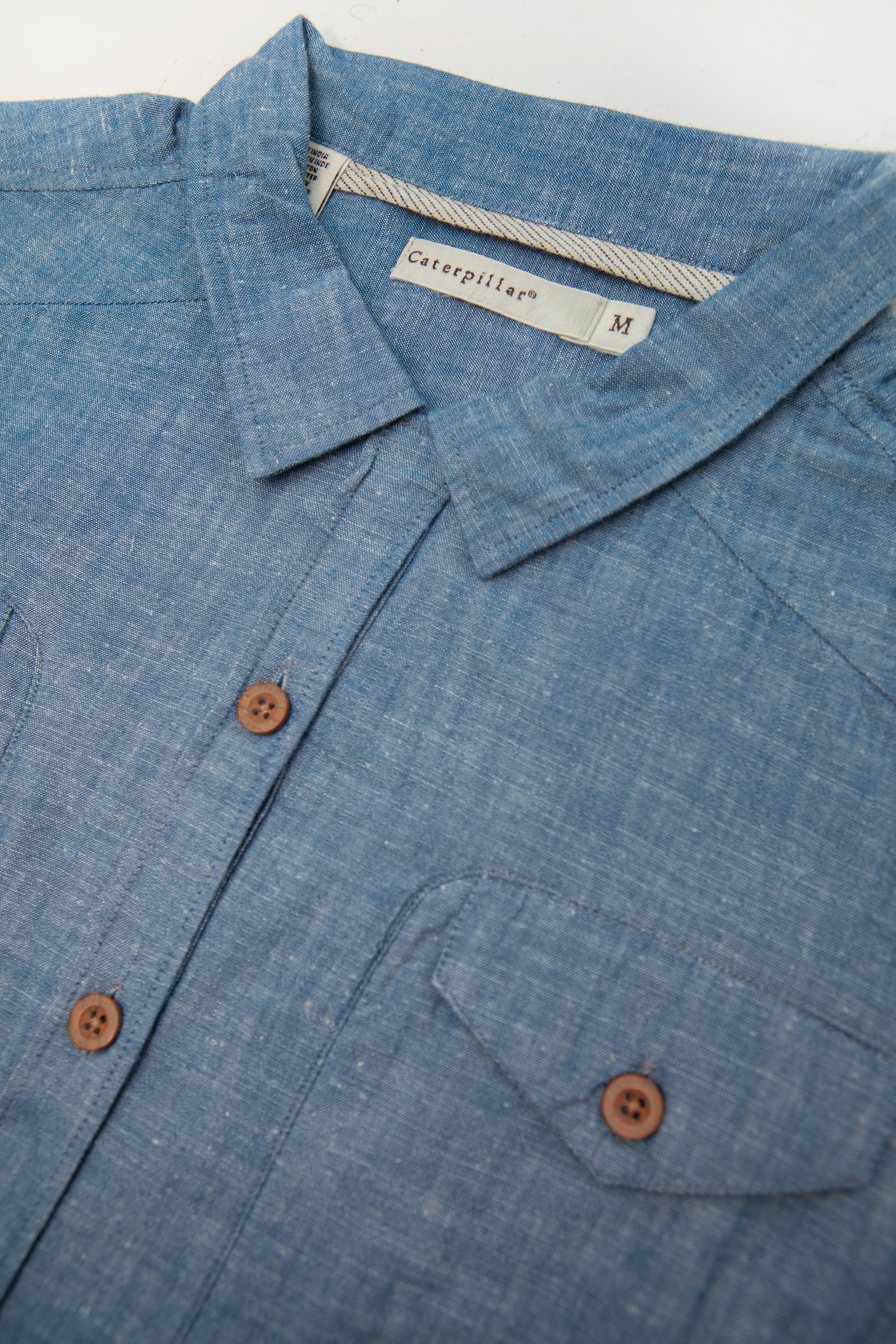 Рубашка Caterpillar CREAM NEP CHAMBRAY JEAN POWELL SHIRT