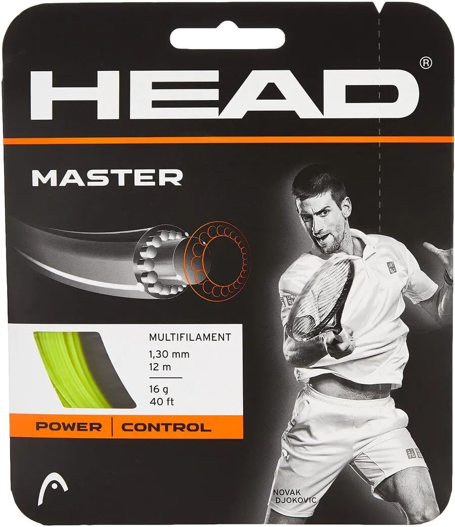 Струны для ракетки Tennis Multifilament Head Master Control 16g 1.28mm Strings - Natural 12m 40ft