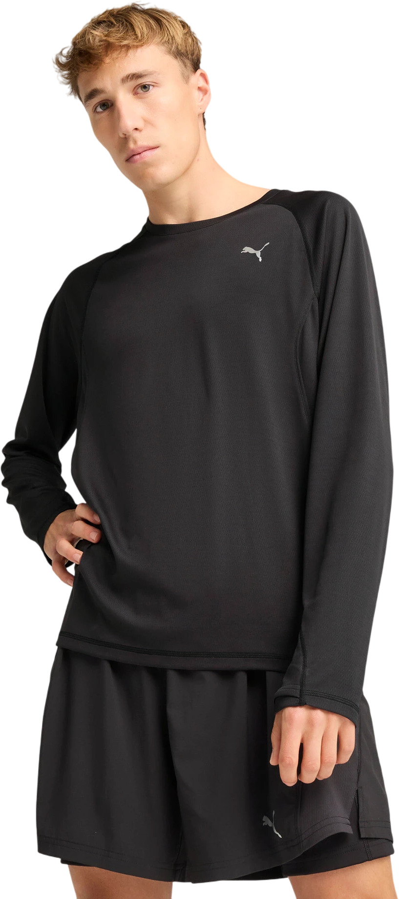 Лонгслив Puma M RUN VLCT LONG SLEEVE (POLY)