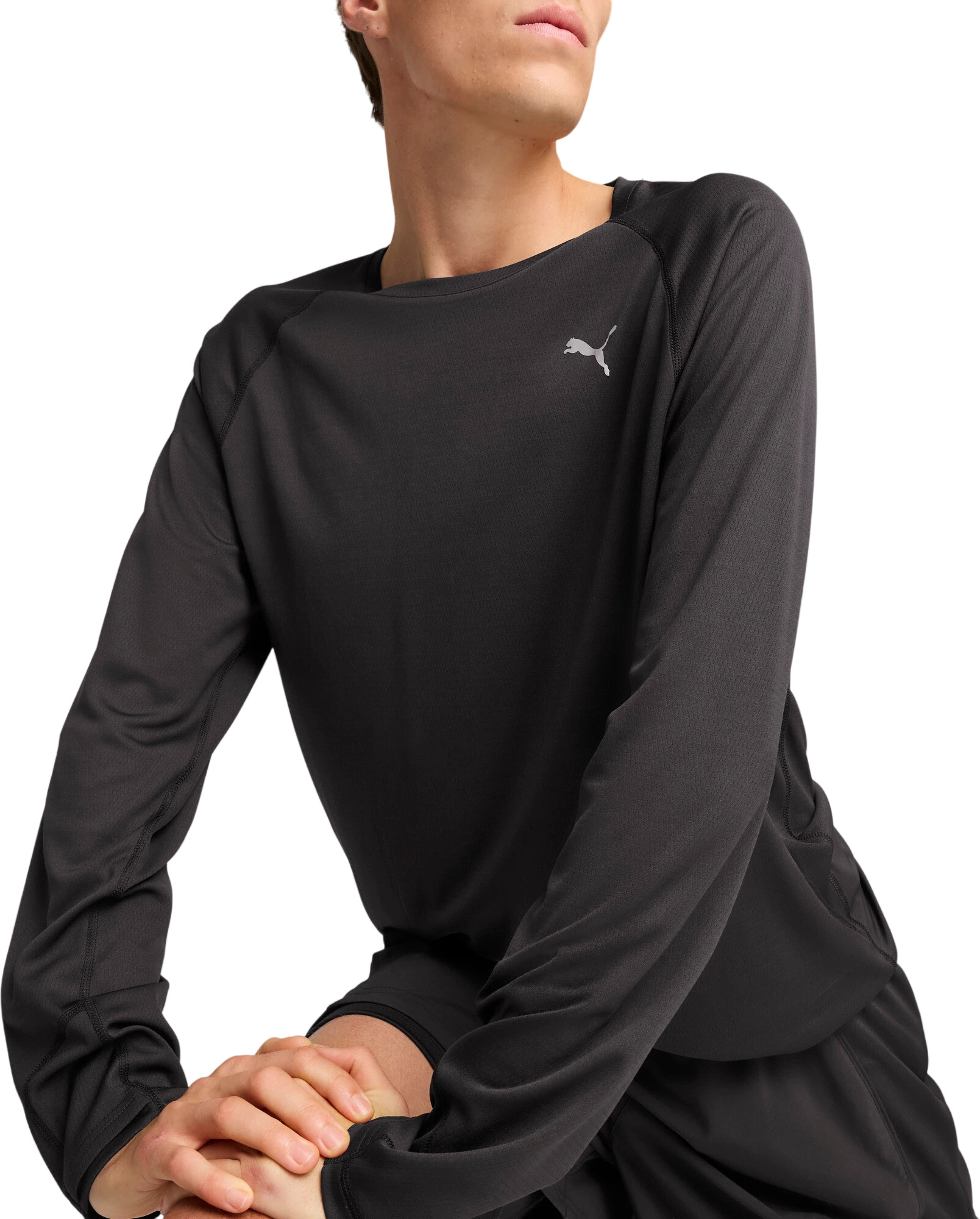 Лонгслив Puma M RUN VLCT LONG SLEEVE (POLY)