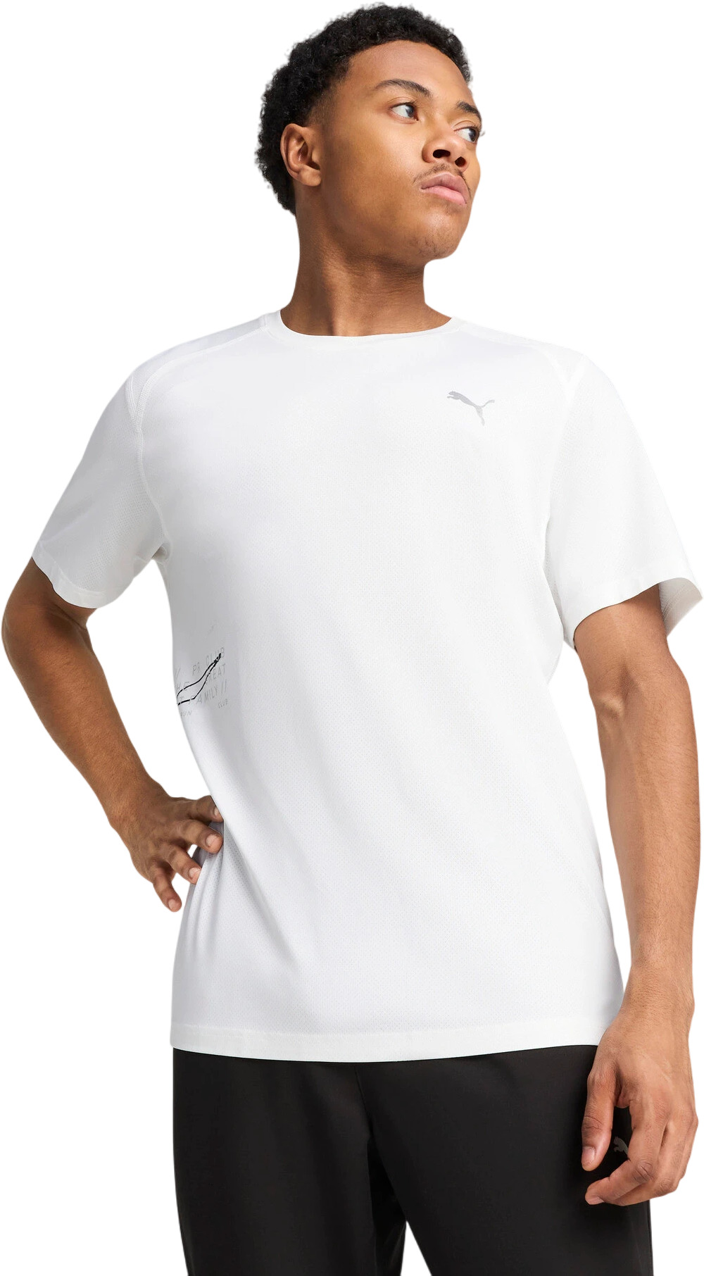 Футболка Puma M RUN GRAPHIC MESH TEE​