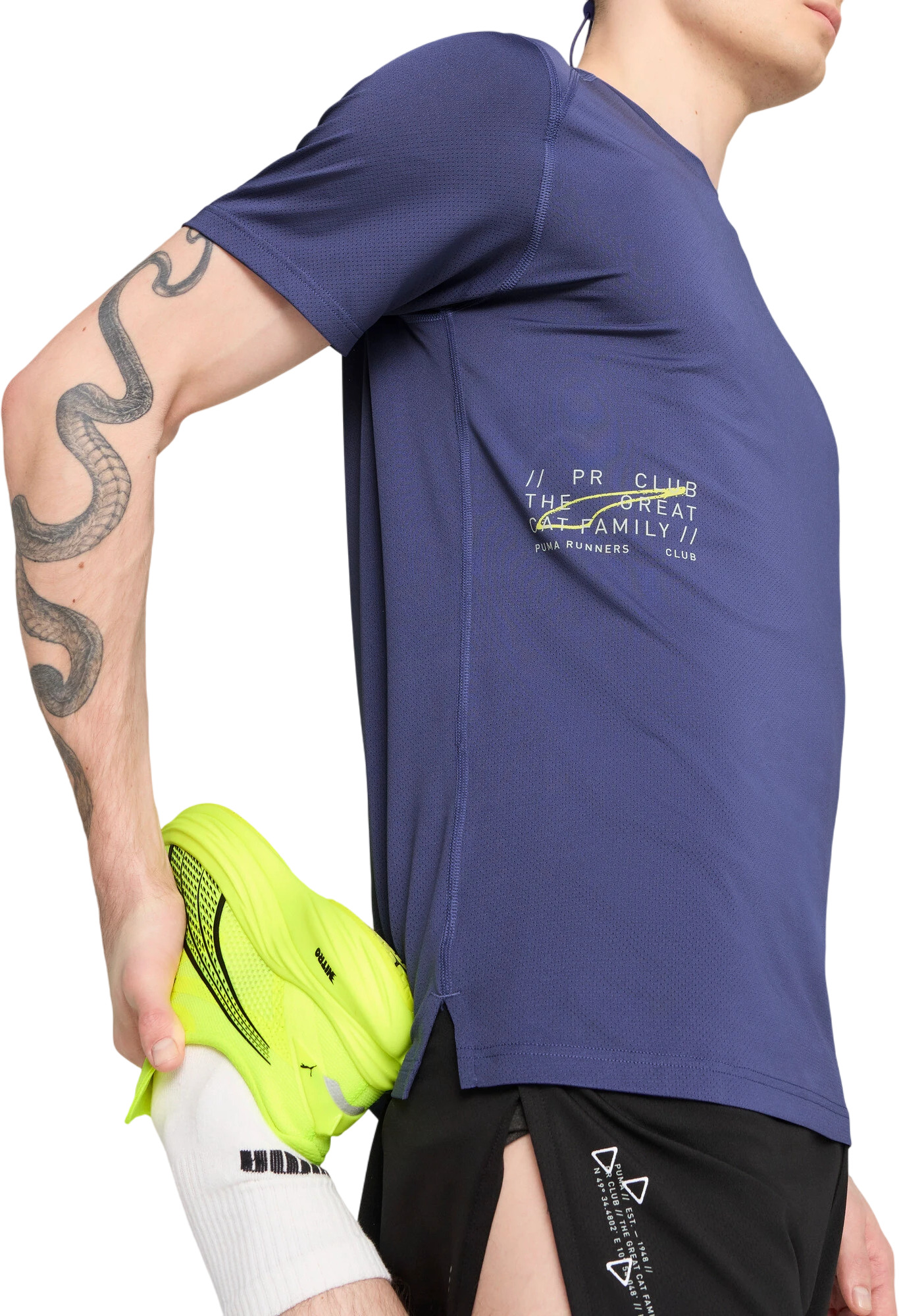 Футболка Puma M RUN GRAPHIC MESH TEE​