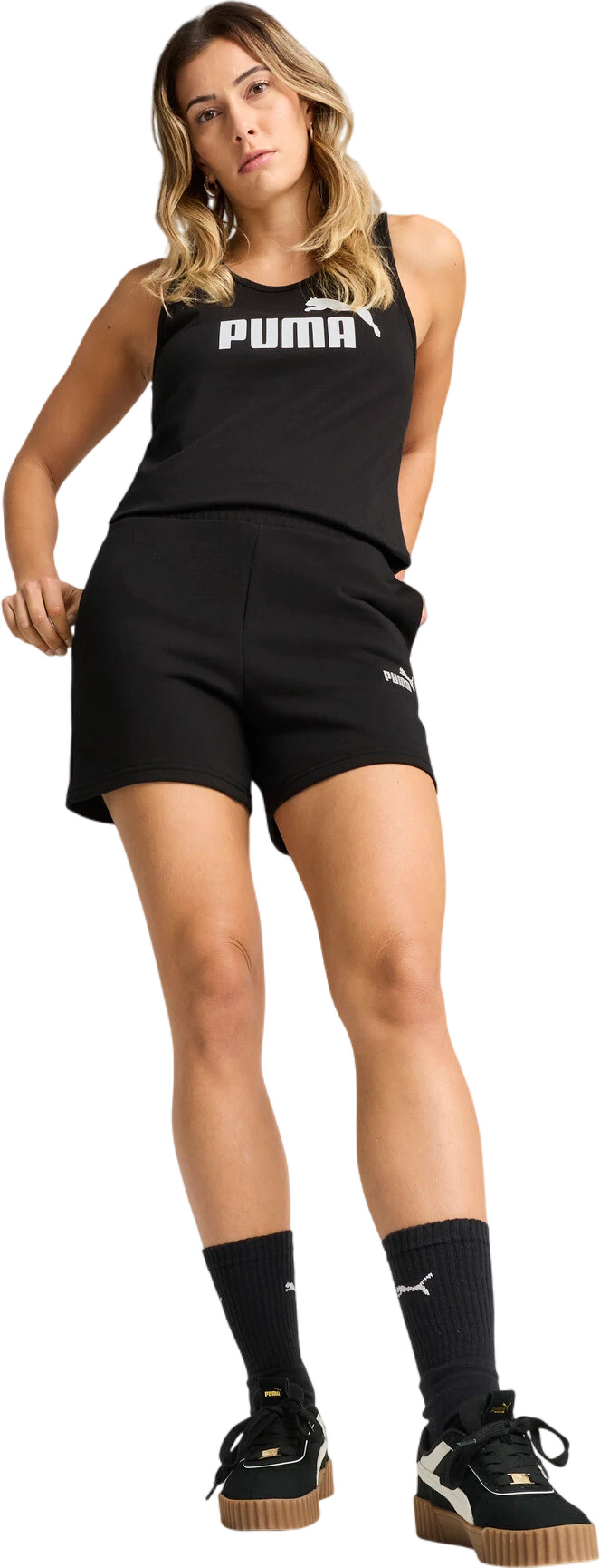 Шорты Puma ESS Small No. 1 Logo 5'' High-Waist Shorts TR