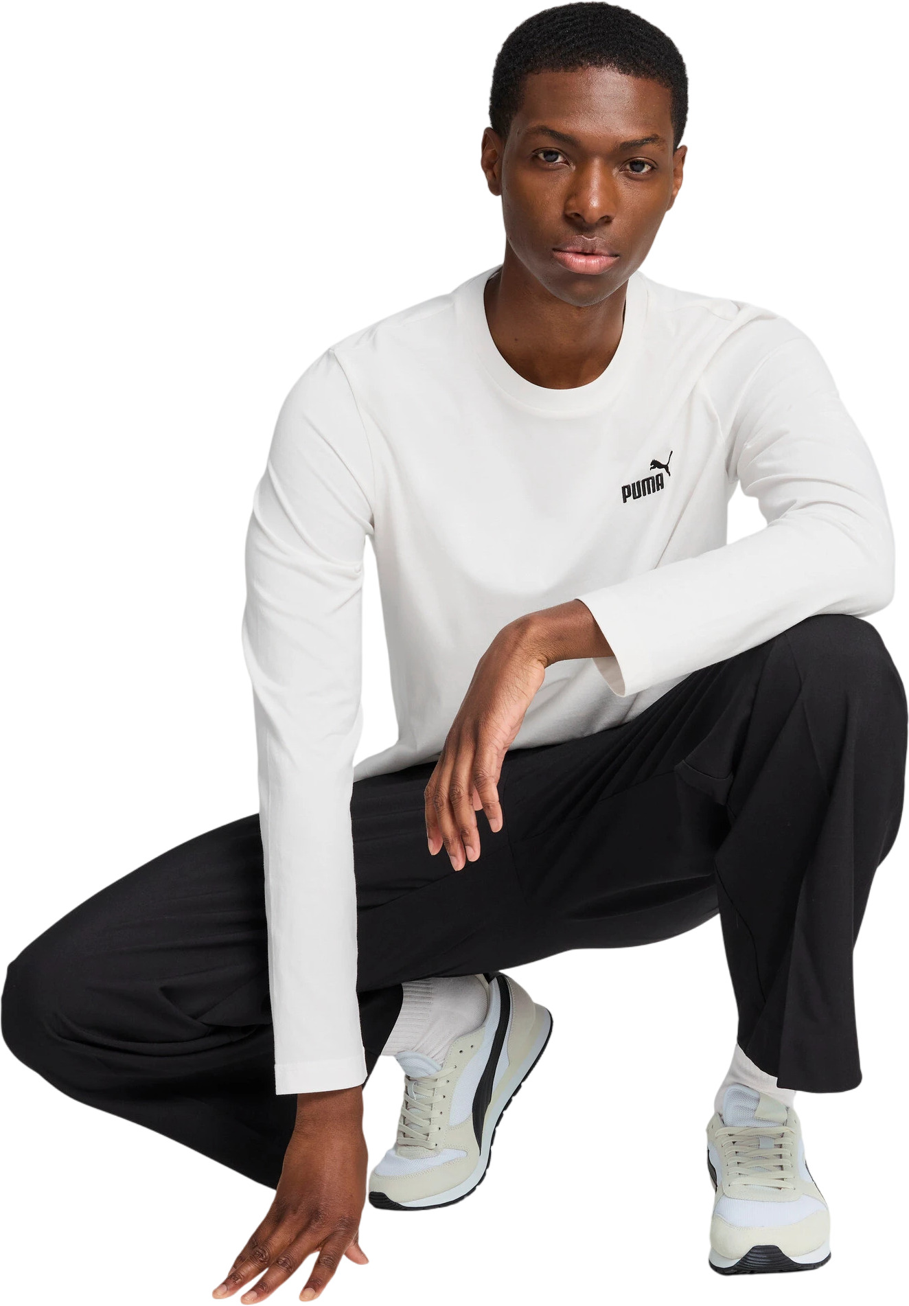 Лонгслив Puma ESS No. 1 Logo Longsleeve Tee