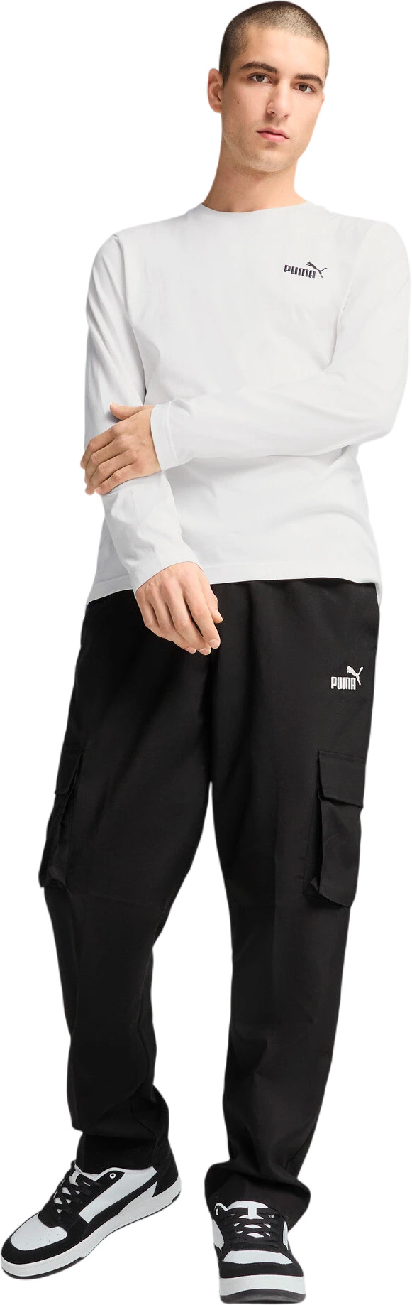 Брюки Puma ESS No. 1 Logo Woven Cargo Pants op