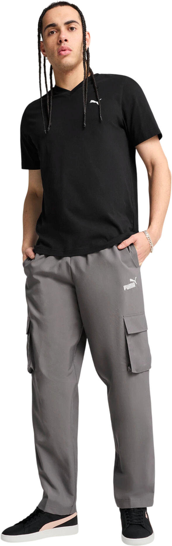 Брюки Puma ESS No. 1 Logo Woven Cargo Pants op